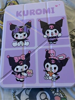 Sanrio Kuromi Lavender and Black a16 iPad Case